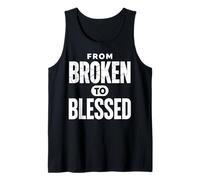 De Broken to Bless : Une Foi chrétienne inspirante Débardeur
