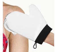 de bronzage - Brillance sans pour application du corps, du visage, du dos | Intérieur en éponge douce en cuir synthétique réutilisable, sans traces, couverture uniforme, prise en main