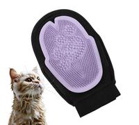 de brosse pour chien - 16,5 x 25 x 1,6 cm, léger, manchon démêlant à double usage, paume de lavage flexible | Home Yard Groomer Deshedder Combing Untangling Lon