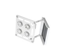 de Bureau pour Ordinateur Portable Peu encombrant équipé d ' Un Ventilateur de Refroidissement et d ' Un mécanisme de Verrouillage magnétique avec Espace de Stockage intégré de Bureau