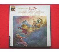 De Burgos, Rafael - De Burgos, Rafael Mendelssohn Elijah 3LP Angel SAN212-4 EX/EX 1970s 3 LPs boxed with booklet, coloured postage stamp labels, as Rafael Fruhbeck De Burgos, with New Philharmonia Chorus & Orchestra, box has some paper loss at bottom left on front panel