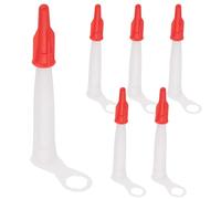 de buse de calfeutrage - Outil ďe pointe đe buse d́e calfeutrage, jeu d' ď̄e tube dé çalfeutrage 6X, buses ďé mastic en silicone avec capuchons, bouchons đé scellant đ́é tube ď́̄é calfe