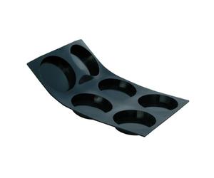 DE BUYER -1978.01 -moulflex noir - plaque 6 tartelettes