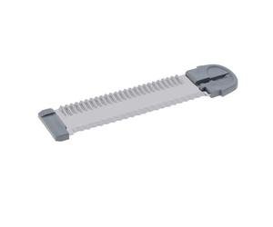 DE BUYER -2015.95 -double lame droite microlobe/ondulee, Gris