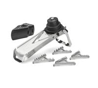 DE BUYER -2017.00 -mandoline vantage 4 juliennes+pous. long, Argent | Fabriquée en France