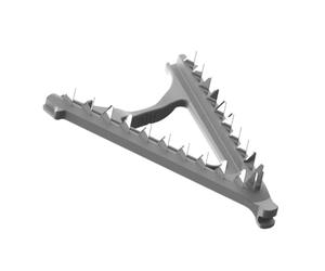 DE BUYER -2017.92 -peigne julienne 4 mm 22 lames vantage