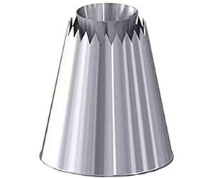 DE BUYER -2118.01 -douille sultane cone sortant 3cm | Idéale pour Décorer, Garnir et Remplir, Sans Soudure pour Hygiène Parfaite, S'Adapte aux Poches Pâtissières