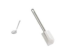 De Buyer -2601.14N -araignee a friture en Fil INOX 14 cm & 891.24N -spatule Maryse Patisserie L.25 cm