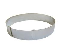 De Buyer - Cercle à pâtisserie extensible de 18 à 36 cm en inox - 4,5 cm - Fabriqué en France, Cercle Extensible et Gradué, Intérieur Lisse pour Démoulage Parfait, Utilisable à Froid