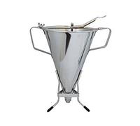 De Buyer 3354.50 Entonnoir professionnel automatique à piston en acier inoxydable Argenté