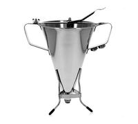 De Buyer 3354.52 Kwik Max Entonnoir à Piston Automatique Inox Professionnel Capacité Max 3,5 litres