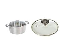 DE BUYER -3427.24 -faitout milady avec couvercle ø 24cm & 3429.16 -couvercle verre milady ø16