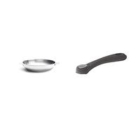 DE BUYER -3493.24 -poele twisty tout inox ø 24cm & 8359.00 Queue Amovible Bakélite 'Toucher Velours' Noire