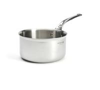 De Buyer Casserole en inox AFFINITY 5 couches 20 cm – Inox 18/10, Sans PFAS, Fabriquée en France