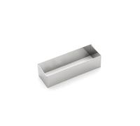 DE BUYER -3943.12 -cercle rectangle 12x4cm ht 3cm, Argent