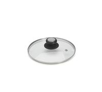 DE BUYER -4112.20 -couvercle verre bouton bak./inox ø 20cm, Ecru
