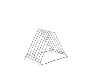 DE BUYER -4140.00N -support inox pr 6 planches a decouper, Argent