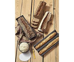 DE BUYER - 4713.01 - Coffret Home Made Bread 2 MOULES A Pain + GRIGNETTE