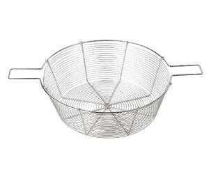 De Buyer - 5051.45 - Panier à friture étamé bombé pour bassine réf. 5050 - Diamètre 43