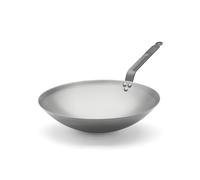 DE BUYER -5114.35 - Wok Plaque à Induction, Acier Carbone, Gris