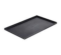 De Buyer - 5362.40 - Plaque bord droit en t le d'acier - L 40cm / l 30cm / h 2cm"