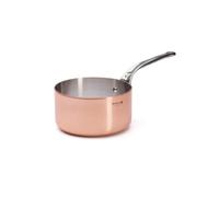 De Buyer, depuis 1830-InoCuivre-6406.18-Casserole Cuivre-Inox EP. 2mm - Q. Inox 18cm inox G