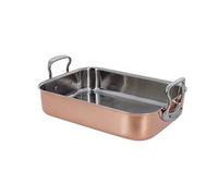 De Buyer Plat à rôtir 6427.35 Cuivre Trimetal 41 x 27 x 13.35 cm