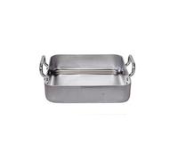 De Buyer Plat à rôtir 7664.30 rectangulaire aluminium 30x30 Gris