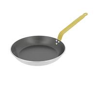 De Buyer - 8070.20 - Poêle ronde anti-adhésive choc - queue feuillard jaune - Diamètre 20