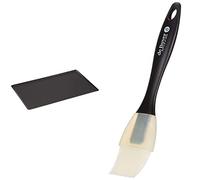 DE BUYER -8161.53 -plaque patissiere choc a-a gn 1/1 & 4807.00N -pinceau patissier silicone - Noir - l.19.5 cm