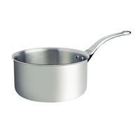 De Buyer Affinity Casserole à manche - Acier inoxydable, Ø 14 cm, Qualité professionnelle, Adapté à l'induction, Poignée ergonomique, Lavable en machine De Buyer Affinity Casserole à manche - Acier in