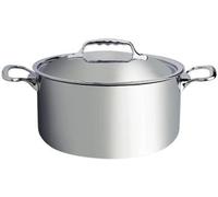 De Buyer Affinity Cocotte en acier inoxydable avec couvercle 24 cm