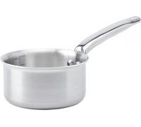 De Buyer Alchimy Poêle à frire/sauteuse en acier inoxydable - Poêle à frire professionnelle en acier inoxydable avec design à 3 couches et poignée haute agréable, idéale pour tous les feux de cuisine,