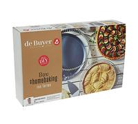De Buyer - Box #Homebaking : Les Tartes - Lot de 4 | Fabriqué en France, Technologie AIR SYSTEM, Micro-Perforations pour Cuisson Rapide et Homogène pour Résultats Croustillants