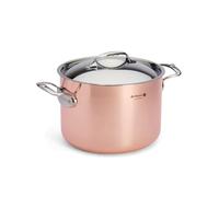 De Buyer - Braisière en cuivre PRIMA MATERA avec couvercle en inox - Diamètre 24 cm -