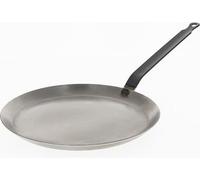 De Buyer Carbone Plus Crêpière en tôle d'acier - Ø 18 cm, batterie de cuisine professionnelle pour tous feux y compris induction De Buyer Carbone Plus Crêpière en tôle d'acier - Ø 18 cm, batterie de c