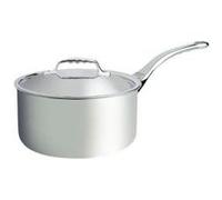 De Buyer - Casserole en inox AFFINITY avec couvercle en inox - 18 cm - Fabriquée en France, Sans PFAS, Montée Rapide en Température, Inox 18/10, Tous Feux + Four, Finition Poli Brillant