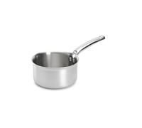 De Buyer - Casserole en inox 3 couches ALCHIMY - 16 cm - Fabriquée en France, Sans PFAS, Maîtrise de la Cuisson, Inox 18/10, Tous Feux + Four, Finition Poli Brossé, Gris