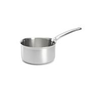 De Buyer - Casserole en inox 3 couches ALCHIMY - 18 cm - Fabriquée en France, Maîtrise de la Cuisson, Inox 18/10, Tous Feux + Four, Finition Poli Brossé