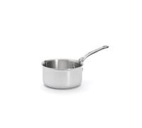 De Buyer - Casserole en inox 5 couches AFFINITY - 16 cm - Fabriquée en France, Sans PFAS, Montée Rapide en Température, Inox 18/10, Tous Feux + Four, Finition Poli Brillant