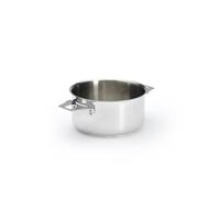 De Buyer - Casserole en inox MILADY TWISTY amovible - Diamètre 14 cm -, Argenté