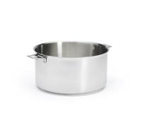 De Buyer - Casserole en inox MILADY TWISTY amovible - Diamètre 24 cm -, Argent