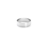 De Buyer - Cercle à entremets rond en inox - 14 x 4,5 cm - Fabriqué en France, Parfait pour Mousse, Entremets, Pâtisserie, Inox Durable qui Conserve sa Forme, Bonne Convection Thermique
