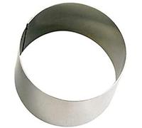 De Buyer - Cercle à entremets rond en inox - 7 x 4,5 cm