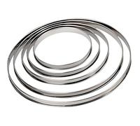 DE BUYER Cercle à tarte - Inox - Ø 16 x H 2 cm - Tous feux dont induction
