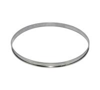 DE BUYER -3091.30N -cercle a tarte inox ht 2cmbd roule ø30, Argent