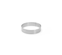DE BUYER Cercle à tarte inox perforé VALRHONA Ht 4,5cm