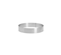 DE BUYER Cercle à tarte inox perforé VALRHONA Ht 4,5cm