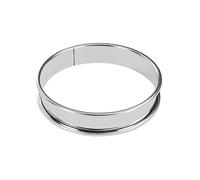 Cercle À Tarte Inox Bord Roulé Diam 10 Cm