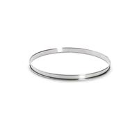 Cercle à tarte rond en inox à bord roulé H. 2 cm - Ø 26 cm